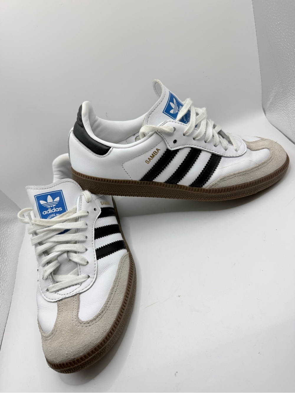 adidas Samba White Black Gum Classic Sneakers
